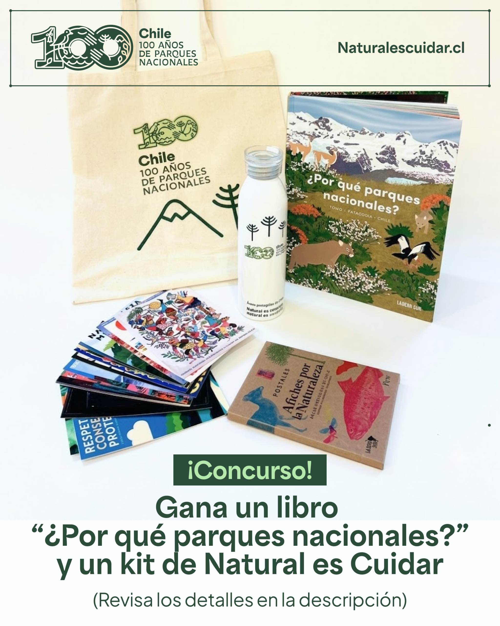 Gánate un Libro “¿Por qué parques nacionales?” y un kit por los 100 años